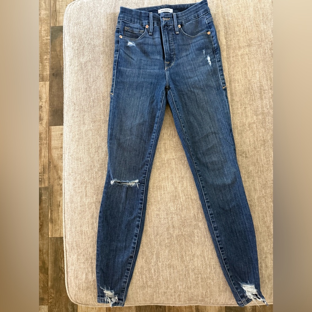 Good American Good Waist Skinny Jeans Size 00/24